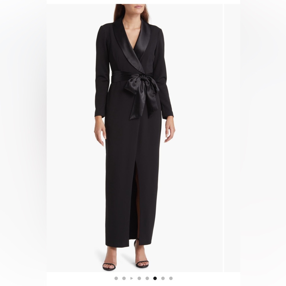Eliza J tuxedo dress in black